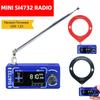 0,5-108 МГц SI4732 Вседиапазонный радиоприемник LSB USB AM FM Радио 1,9-дюймовый IPS экран ESP-32-S3 Карманное мини-радио КВ СВ ДВ УКВ Радио