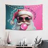 Group Reindeer Snow Scene Print Tapestry Wall Hanging Blanket Tapestry Home Decor Items Wall Decorations