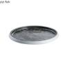 Creative Circular Ceramic Flat Plate Steak Plate Pasta Plate Dessert Snack Plates Sushi Plates Restaurant Specialty Tableware