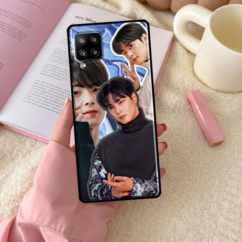 Cha Eun Woo Korean actor singer For Samsung Galaxy A54 A34 A14 A13 A52 A32 A12 A22 A72 A52S A33 A53 A73 A71 A51 Phone Case