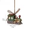 New Christmas Ornaments High-end three-dimensional retro resin old man gift bag bell pendant Christmas tree pendant