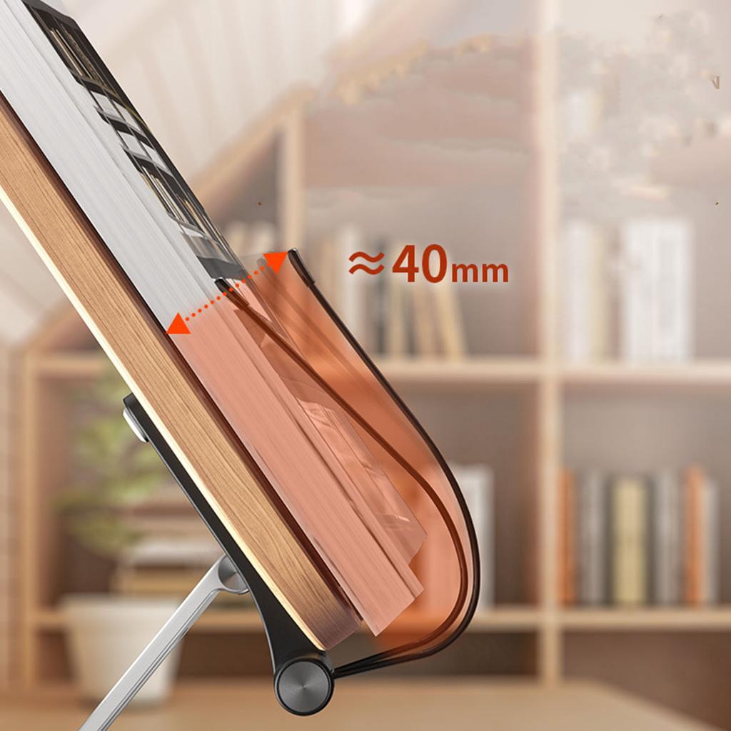 Стойка для чтения с вращением на 360 градусов, прочная несущая способность, подставка для планшета из алюминиевого сплава для студентов