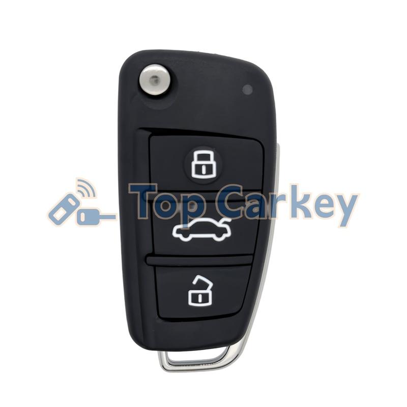 Оригинальный выкидной пульт TopCarkey с чипом ID46, 433 МГц ASK для Chery Tiggo 3 Arrizo 5, OEM корпус ключа