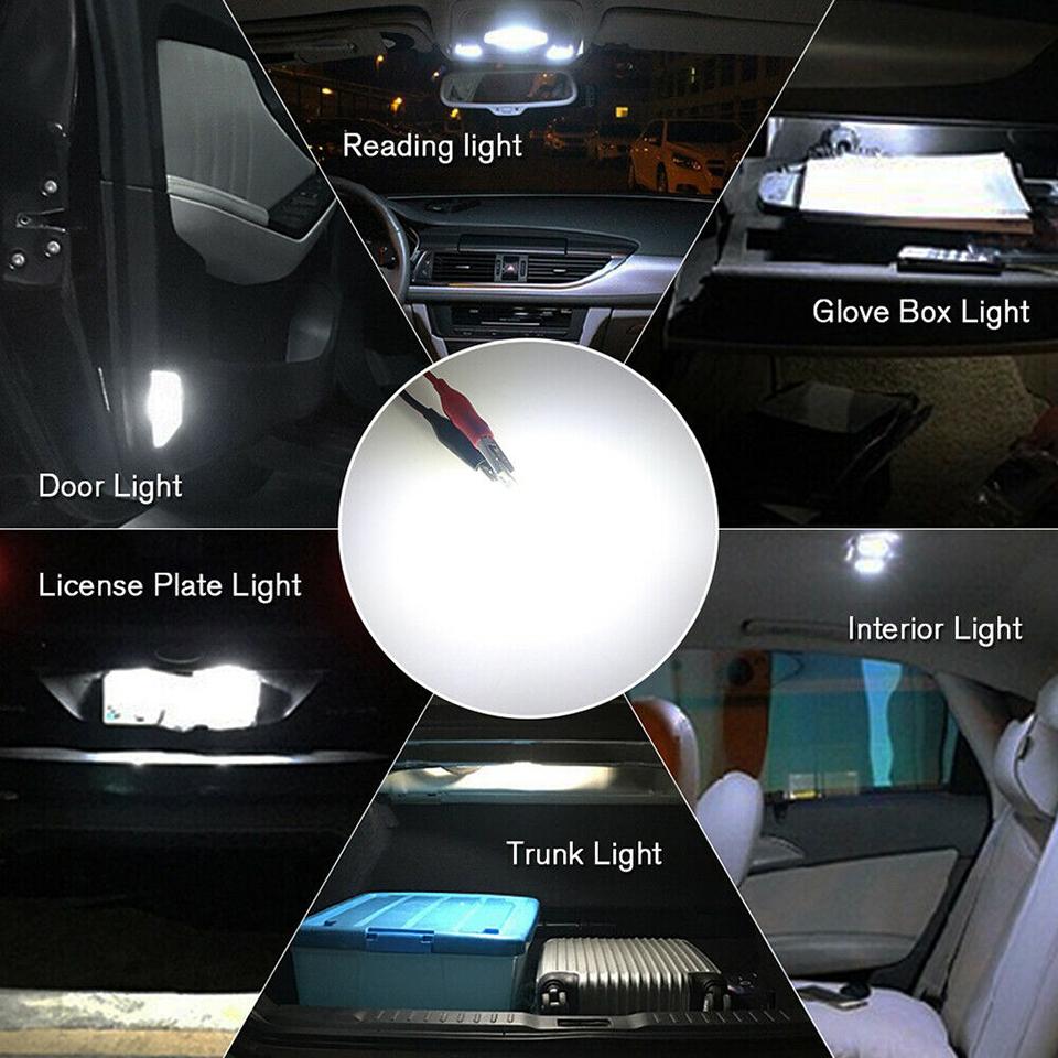 2PCS Signal Lamp Led W5W T10 Bulbs 3030SMD W5W 194 168 Led Auto Car Clearance Light Interior Lights Dome Lights 12V