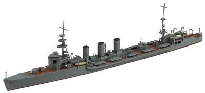 Aoshima Bunka Kyozai Waterline Series Японский легкий крейсер ВМС Oi Пластиковая модель 1/700 № 360