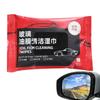 Glass Film Removal Wipes, Car Glass Film Remover, 10 Cleaning Wipes Windshield