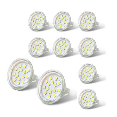 10 шт. Светодиодные лампы MR11 GU4 AC 12V 3 Вт Без мерцания SMD2835 120° Мини-прожектор для гостиной, витрины, замена галогенных