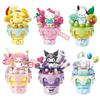 Keeppley Sanrio Строительные блоки Мороженое Хелло Китти Куроми Почакко Синнаморолл Модель из кубиков Мини-фигурка из кубиков Детские игрушки