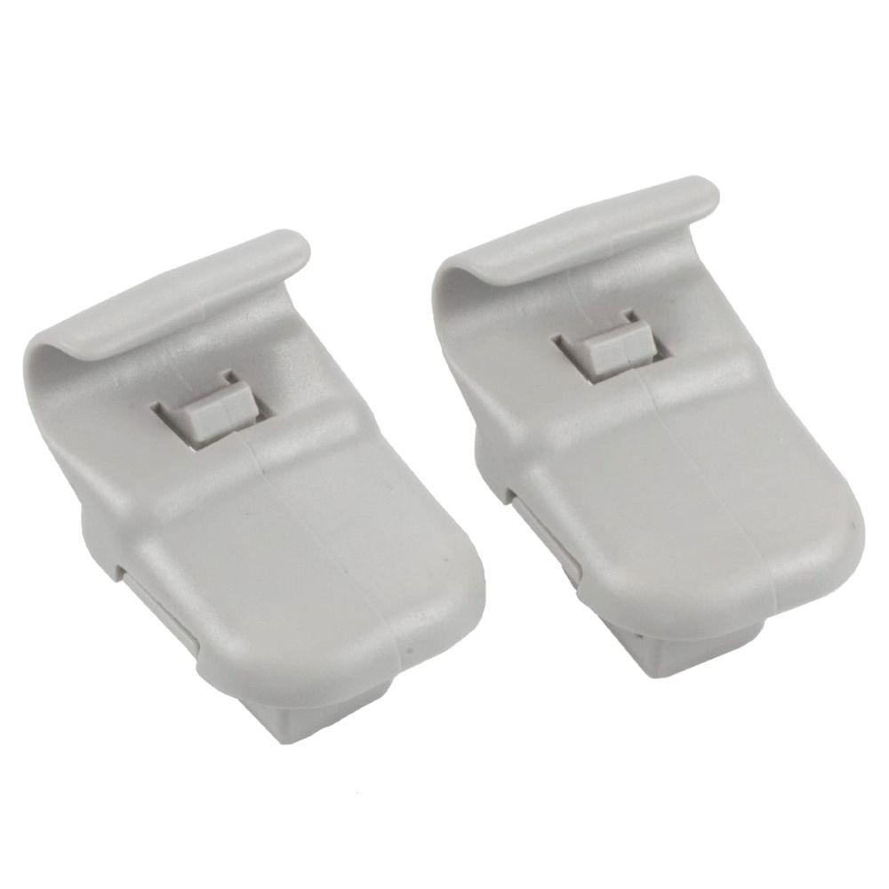 2pcs Gray Sun Visor Clip LC6269261B77 Retainer Clip Retainer Bracket Fit for Mazda CX-7