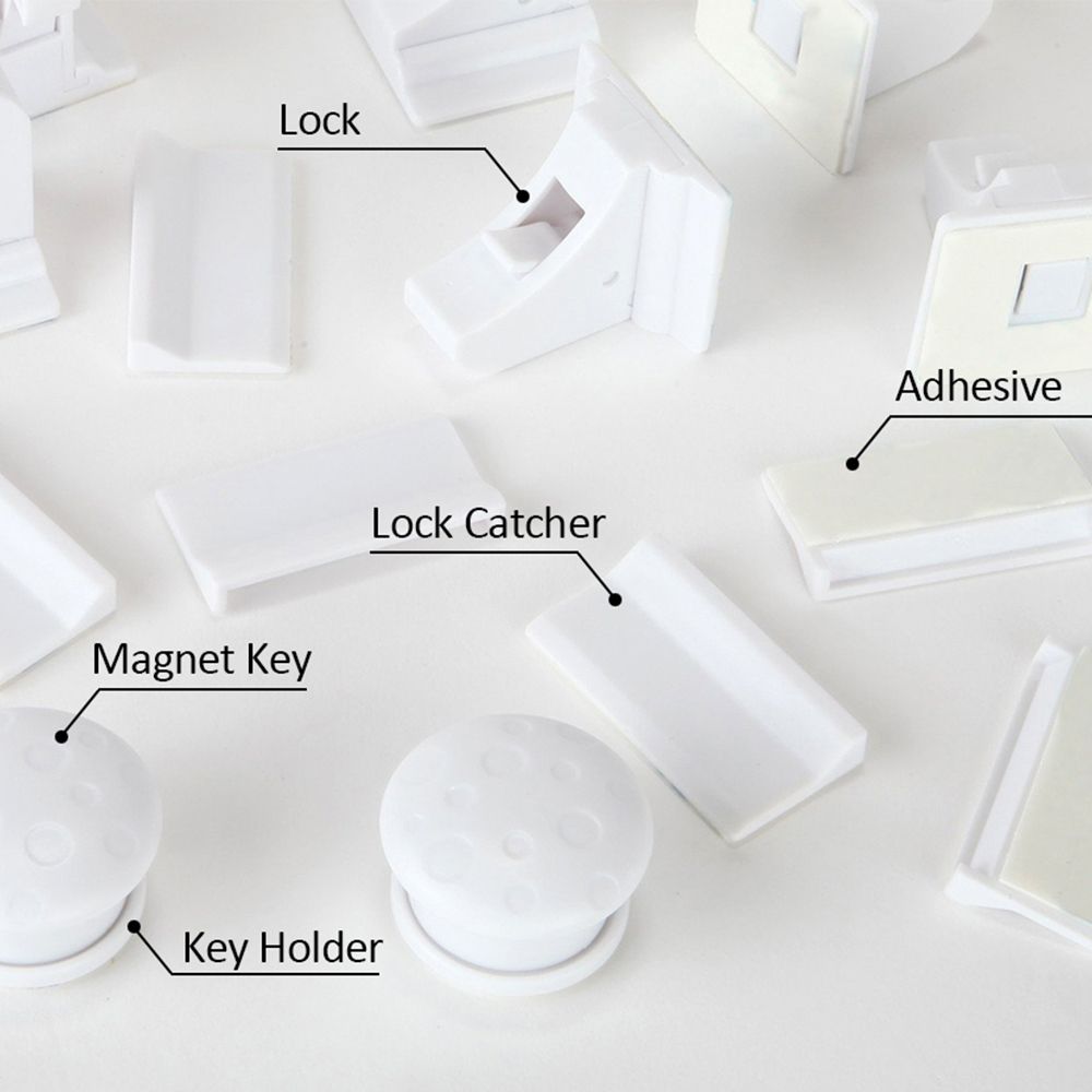 Замки безопасности Детское защитное оборудование Магнитный детский замок Детские замки безопасности Замки для дверей шкафов