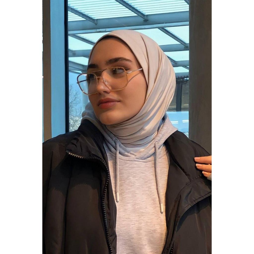 Premium Jersey Hijab Gray