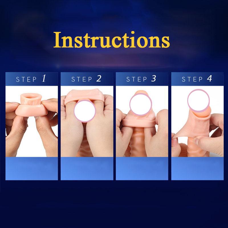 Без силикона, эрекционные кольца для задержки эякуляции, длительная коррекция крайней плоти, секс-игрушки для взрослых, рукава для пениса для мужчин