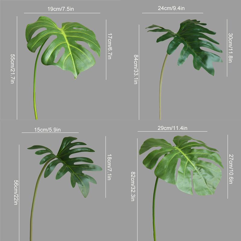 1 шт. искусственные листья, реалистичные зеленые листья, декоративные, наружные, искусственные, персидские, папоротники, сделай сам, зелень, украшение для внутреннего пейзажа