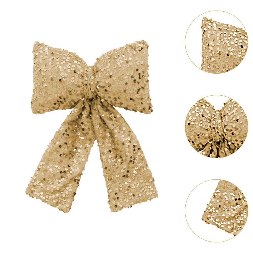 Бантик Рождественская Елка Украшение Венок Бантик Рождественский Декор Товары для рукоделия Для Входной Двери