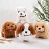 Plush Electric Puppy, Children's Simulated Teddy Dog, Can Walk and Bark, Toy Gift for Boys and Girls