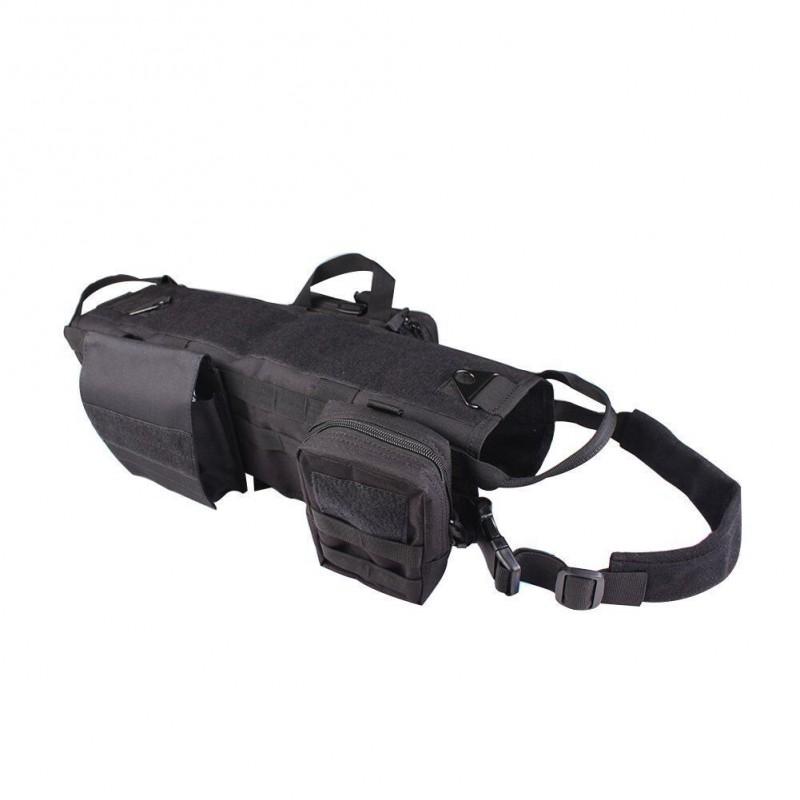 600D Nylon Waterproof Dog Vest Tactical Harness Small Medium Large Dogs Outdoor K9 Training Gear