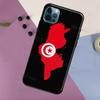 Tunisia Flag Map Case For iPhone 18 13 12 11 14 Pro Max 6S 7 8 Plus SE 2020 12 13 Mini X XR XS Max Back Cover