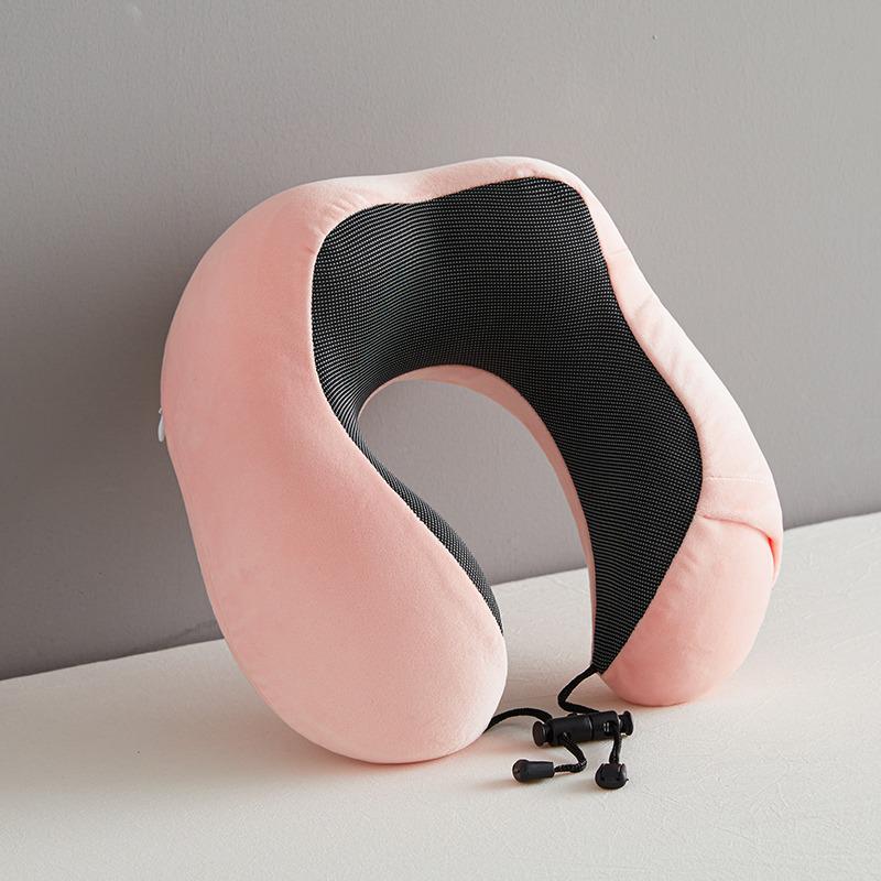 U-Shaped Memory Foam Neck Support Pillow for Travel