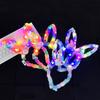 1Pc Plush Glow Glow Ball Rabbit Hair Band Party Plush Glow Headwear