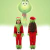 Enchanting Grinch Kids Costume In Comfortable Red Polyester For School Dance And Holiday Events