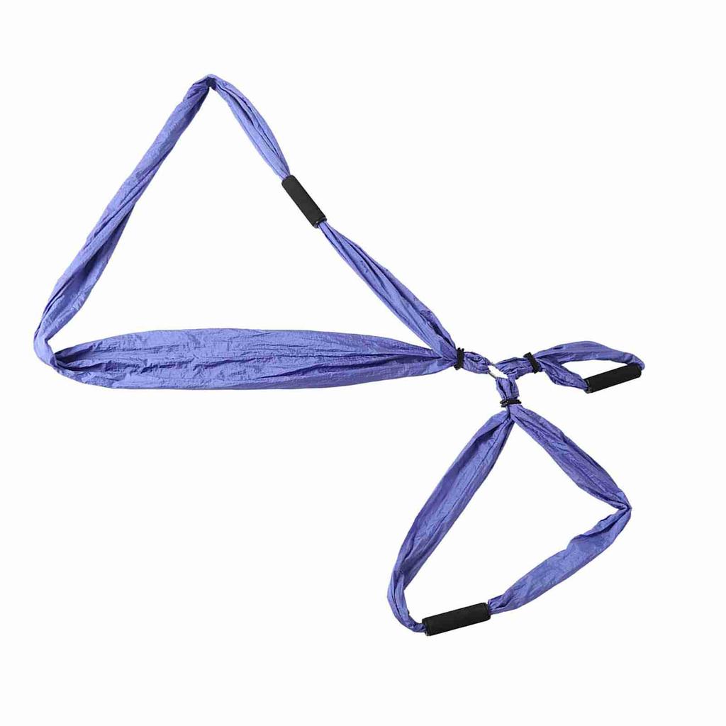Aerial Fitness Hanging Grip Inversion Trapeze Swing Sling Hammock(Blue Green)