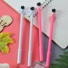 Back To School Season 10pcs 0.5mm Cartoon Silicone Head Astronaut Gel Pen Creative Stationery Cute Writing Tools Water-based Pen Office Signature