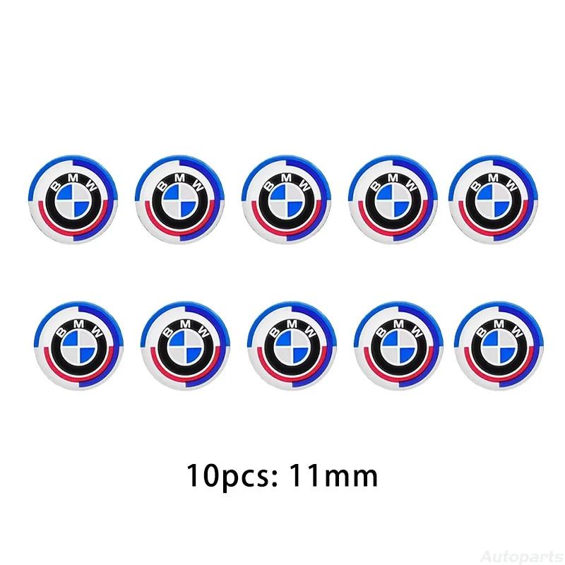Car Key Decal Remote Control Sticker Key Case Cover Fit for BMW 50th Anniversary E34 E36 E60 E90 E46 E39 E70 F10 F30 X5 X6 M3 M5 K111