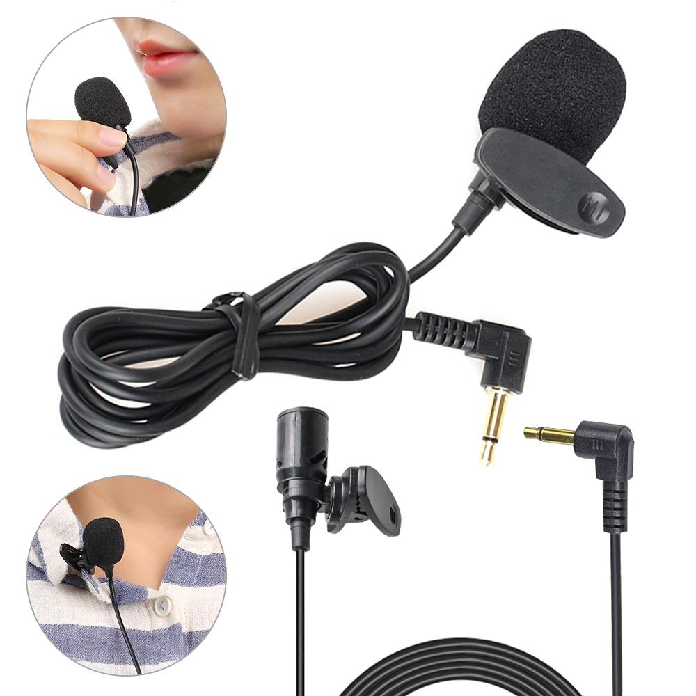Collar Audio Wired 3.5mm Jack Recording Teaching Lavalier Condenser Mic Clip-On Lapel Microphone