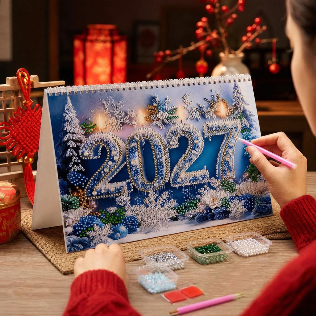 Календарь на 2027 год, Сезонный настенный календарь с, Креативный подарок 21 17 см