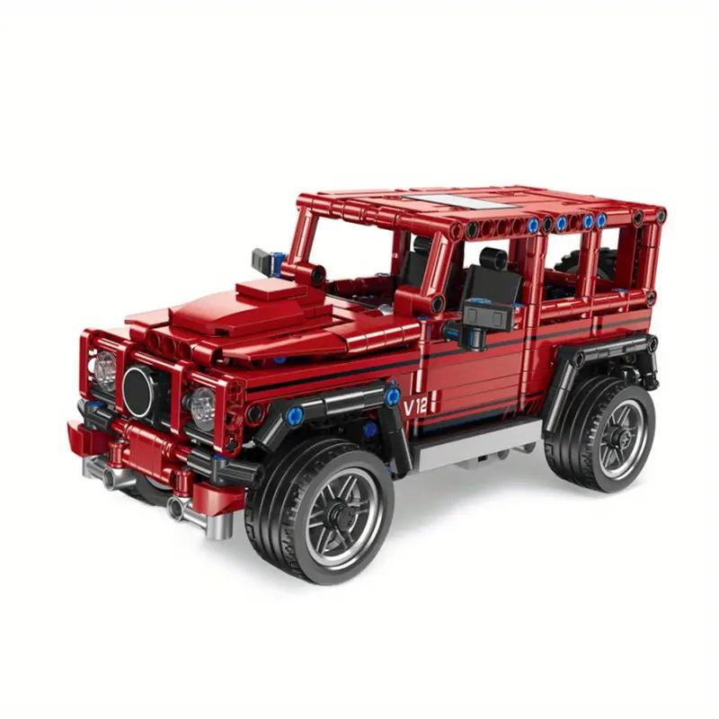 Remote Control Road Vehicle Building Blocks Car Assemble Model Bricks Children Educational Toys Boy Birthday Gifts