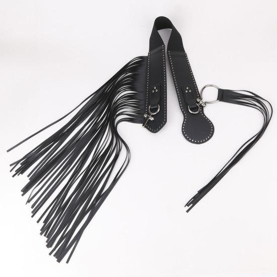 Женский ремень из искусственной кожи с кисточкой, однотонный регулируемый пояс в стиле ретро, аксессуар для одежды