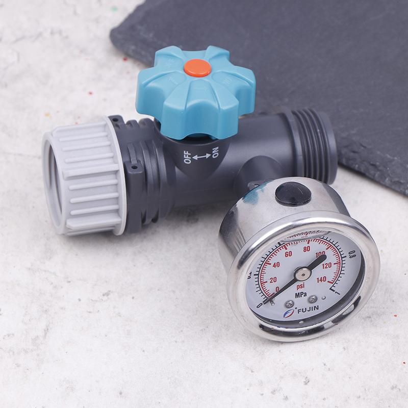 Pressure Regulator G3/4'' Adjustable Water Pressure Regulator Valve With Pressure Gauge Greenhouse Garden Irrigation Controller