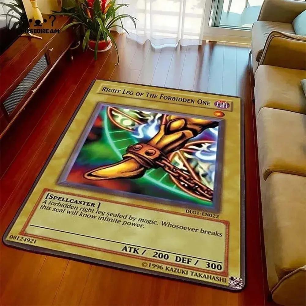 Yu-Gi-Oh Белый Дракон Синих Глаз Аниме Нескользящий Ковер Мультяшный Коврик для Пола в Гостиную Спальню Декоративный Ковер Идеальный Подарок