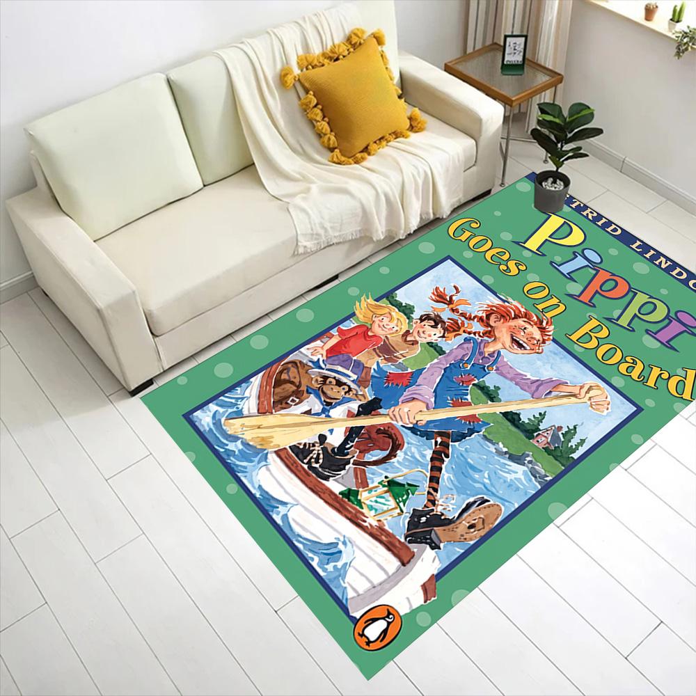 Pippi Carpet Suitable For Decorate Room Dining Room Balcony Playrooms Antislip Rug Anime Office Decor Best For Christmas