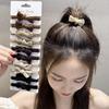 5-10Pc/Set Coffee Women Bowknot Hair Bands Elastic Headbands Black Bow Tie Scrunchies Headwear Girl Korean Hair Accessories Gift