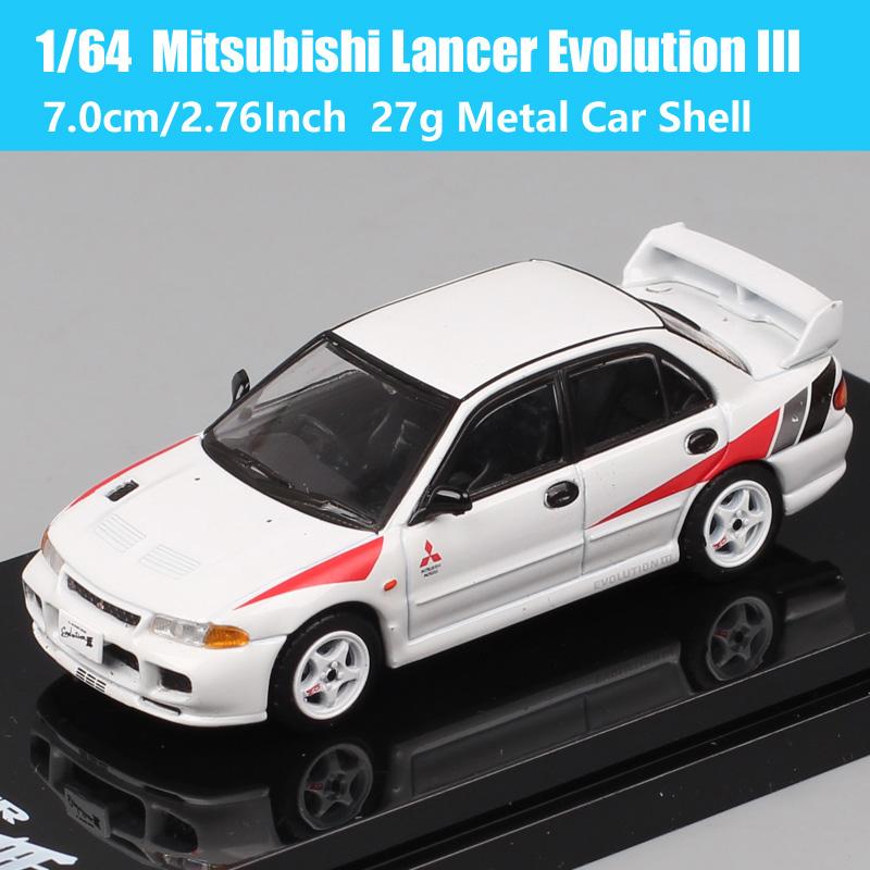 Hobby Japan Масштаб 1/64 Mitsubishi Lancer GSR RS Evolution EVO IX VII IV VIII Ralliart Модель Раллийного Автомобиля Литье под давлением Игрушечные Машинки HJ64