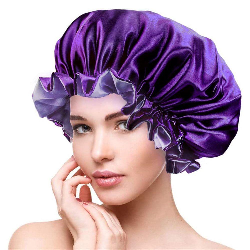 Hair Loss Cover Hair Styling Accessories Night Sleep Hat Chemo Caps Satin Bonnet Head Wrap Hats