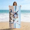 1pc S-SKZ Seaside Beach Towel Large Quick-drying Towel Suitable for Beach Yoga Pool Gym Towel Summer Gift for Friends Sand Free
