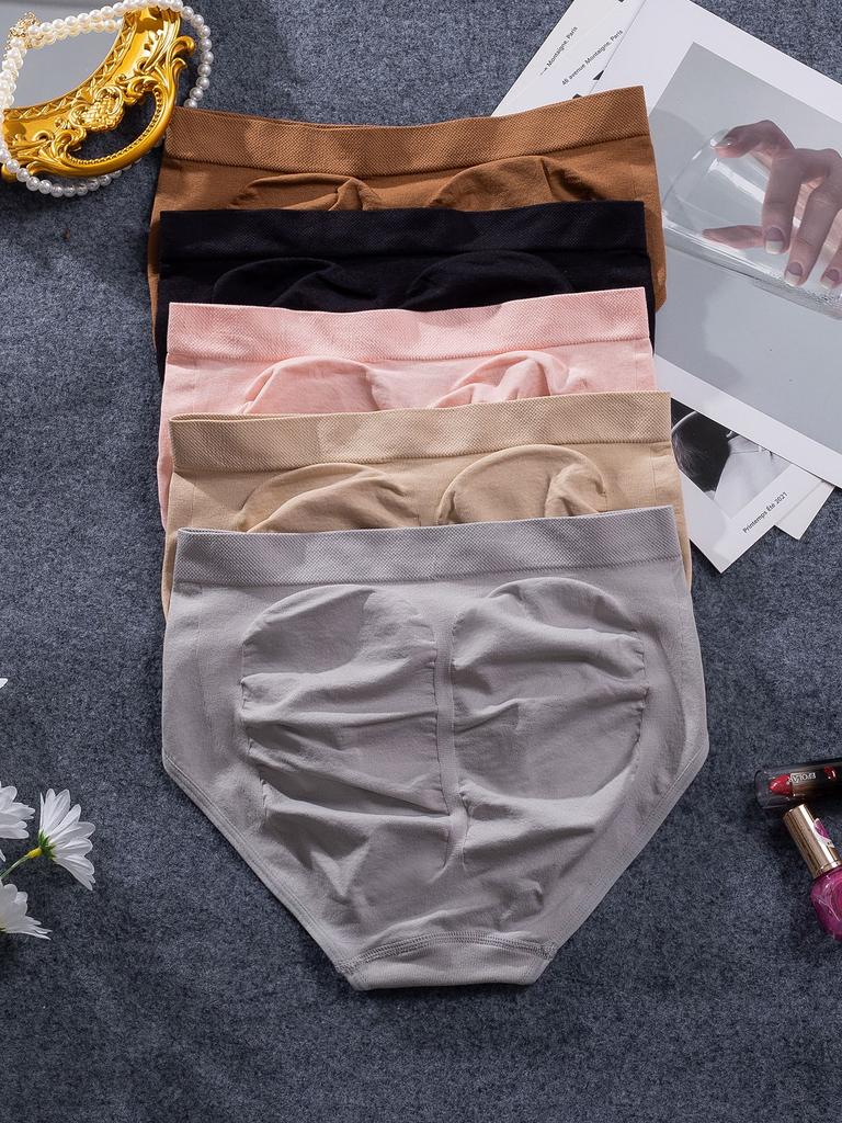 5 шт. женские хлопковые трусы большого размера нижнее белье женские трусики дышащее хлопковое женское нижнее белье удобные трусы-боксеры
