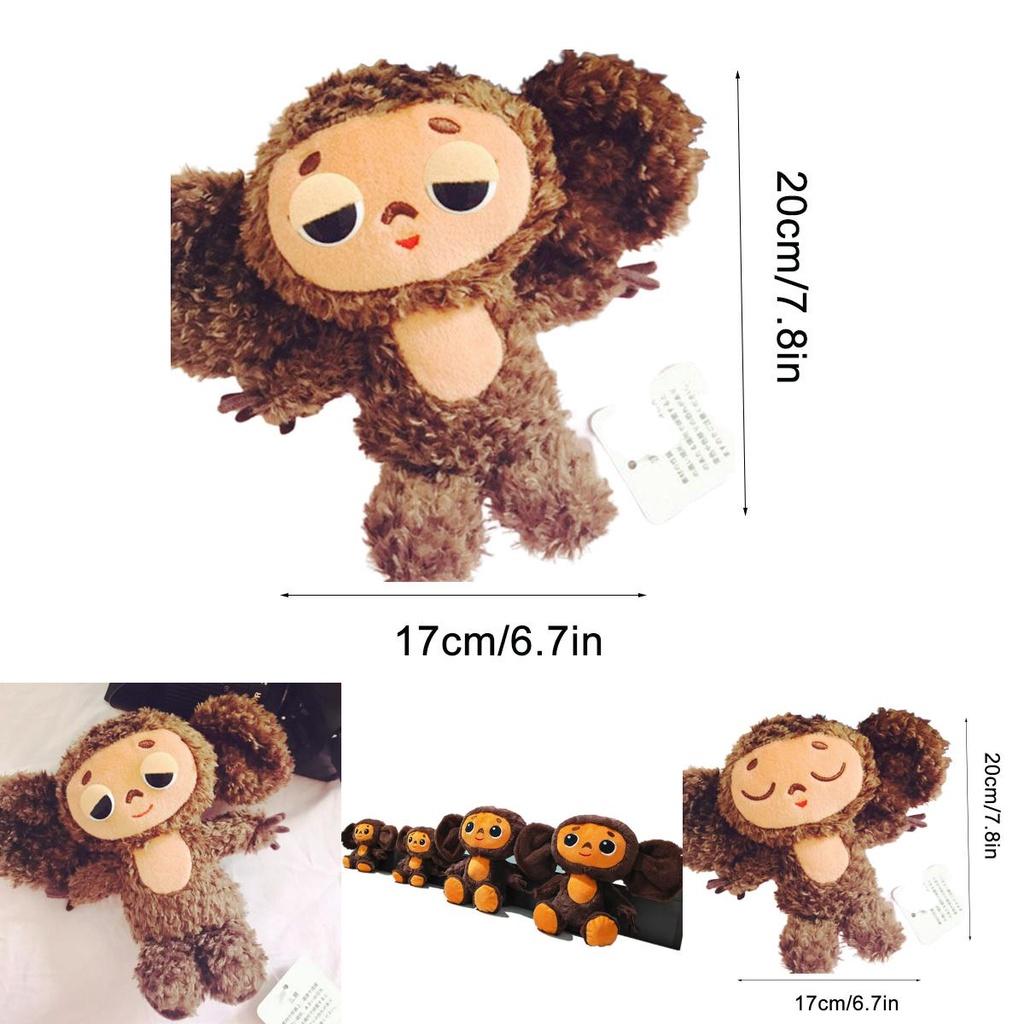 Милые плюшевые игрушки Чебурашка, обезьянка, мягкие куклы, детский рождественский подарок на день рождения