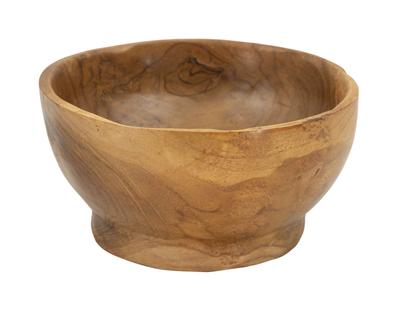 Поднос для буто из тика, см Ø 15X8