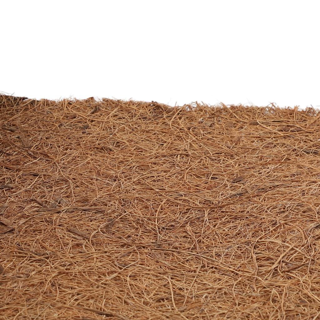 Коврик из кокосовой пальмы для использования с подвесными корзинами, вазами, террариумами, напольный коврик, разрезаемый, натуральный лист кокосовой подложки 20/25x100 см