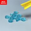 10 шт./лот MOC Кирпичи Прозрачный Жидкость Вода Кровь Молоко Образовательные Строительные Блоки Фигурка Игрушка Игрушки для Детей Подарки