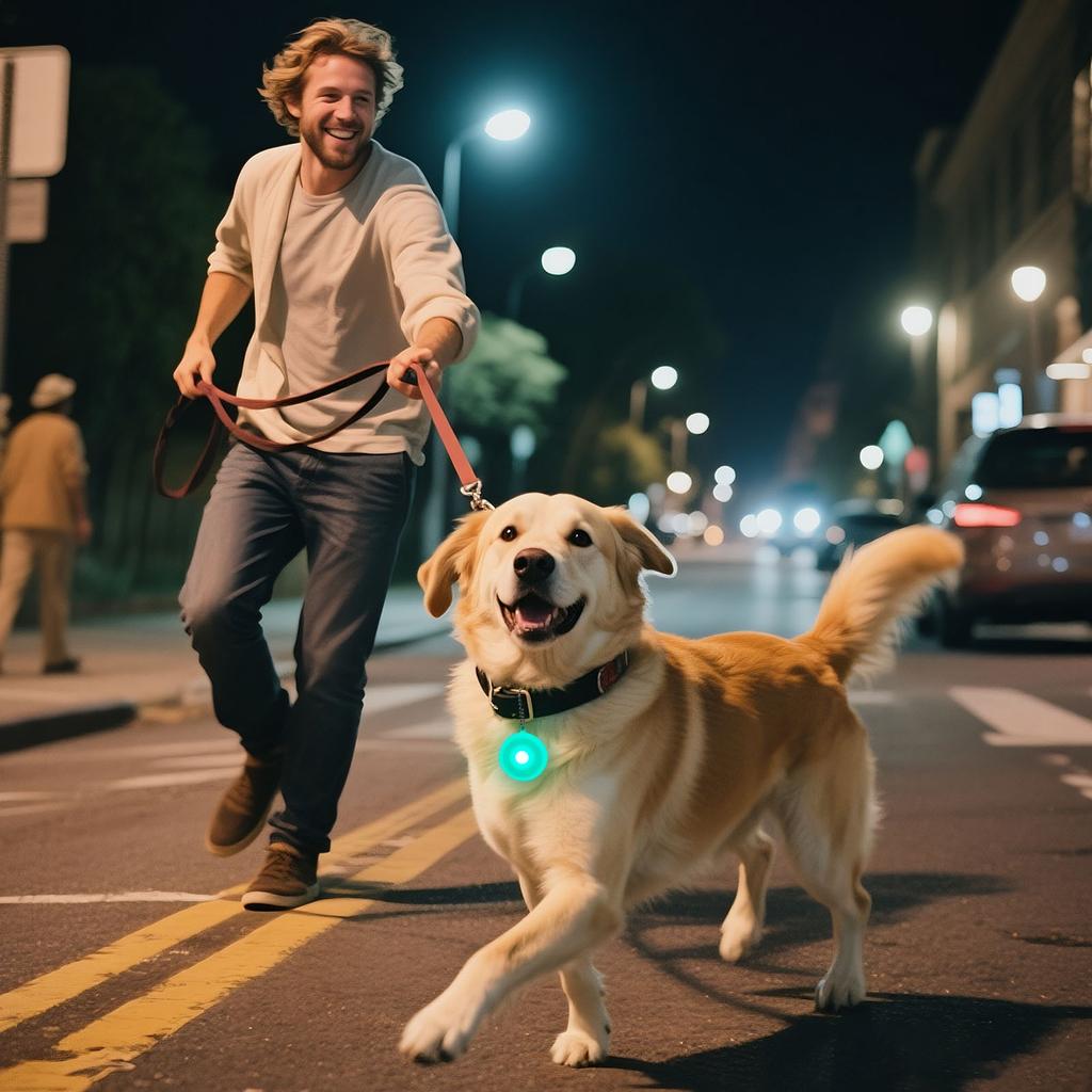 Светодиодный светящийся кулон для питомца, бирка для собак, кошек, ночная прогулка, ночник для собак, защита от потери, мигающий кулон