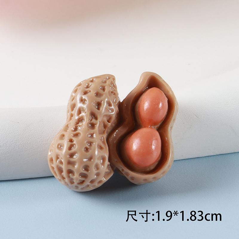 5 шт. искусственные фрукты смоляные украшения мини еда овощи кончики пальцев мини поделки своими руками заколки для волос чехол для телефона смоляные аксессуары