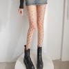 Y2K Rhinestone Star Pantyhose Large Mesh See-through Tights Colorful Fishnet Stockings  Club Party