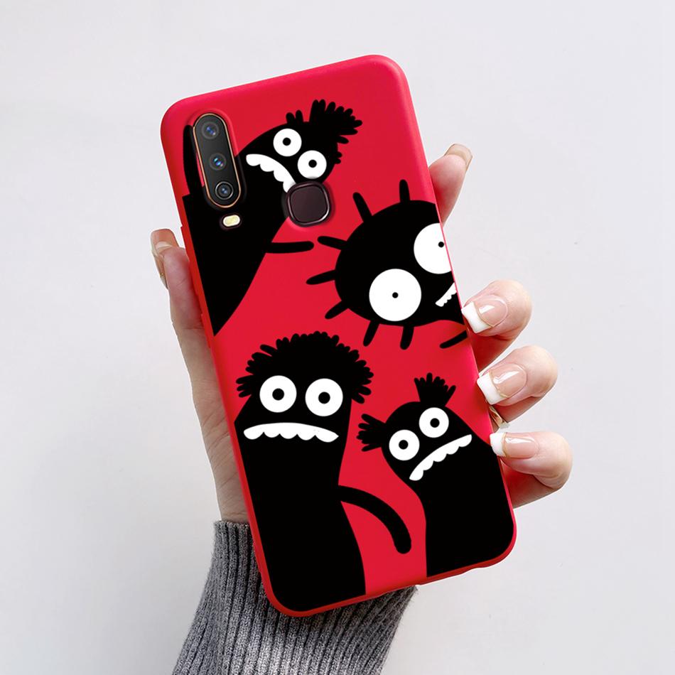 For Vivo Y12 Case 1904 1940 Cartoon Bear Frog Cover For Vivo Y15 Y17 1902 1901 Soft Silicone Phone Case For Vivo Y17 Y12 Bumper
