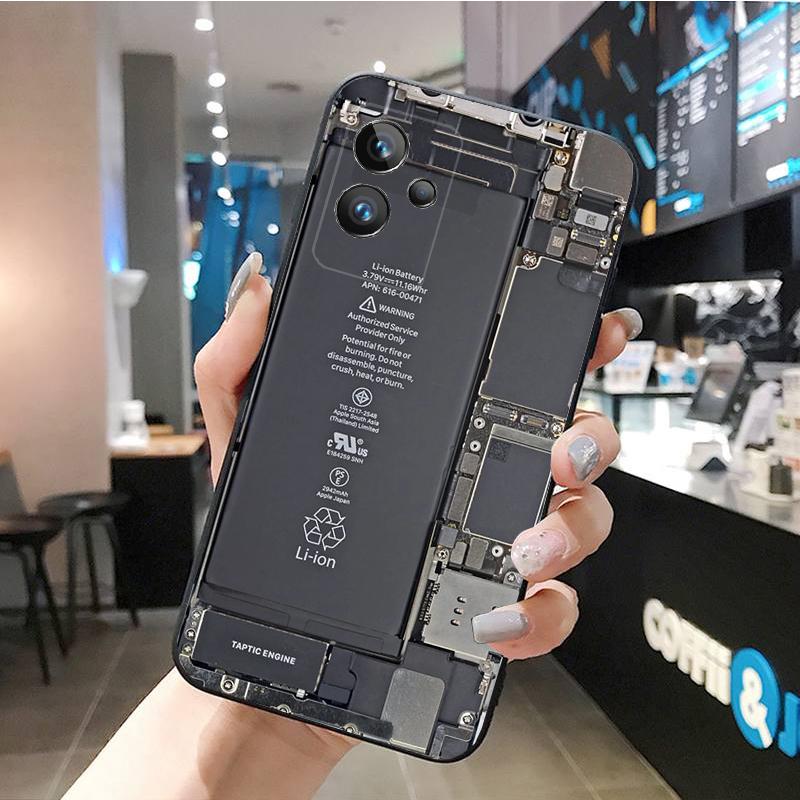 Чехол для телефона с аккумуляторной платой для OPPO Realme C21Y X3 SuperZoom C11 GT2 C25S C35 C31 9 ProPlus Find X2 X5 Pro X3 Neo X5 Lite