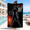 Baseball Fire Power Beach Towel, Microfiber Beach Towel, Perfect For Pool, Beach, Travel, Home Decor Beach Party Fan gifts