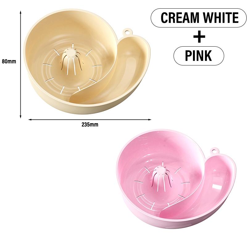 Новая корзина для слива фруктов в форме улитки, многоразовая кухонная миска для мытья овощей, многофункциональные инструменты для автоматической ротации и очистки